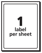 Avery® Shipping Labels with TrueBlock® Technology, 4" x 6", White, Permanent, 6 Packs for 120 Labels Total (45292)