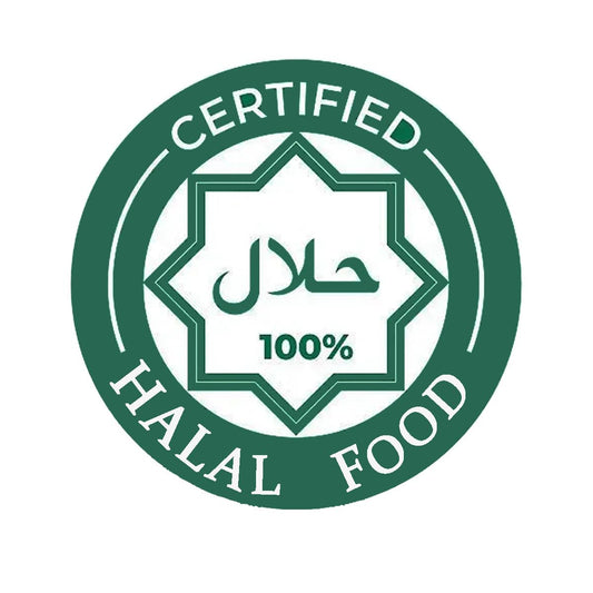 Hodmopli Halal Food Labels (Pack-500) - Green, Waterproof, Removable, Circle Stickers for Halal Food Identification