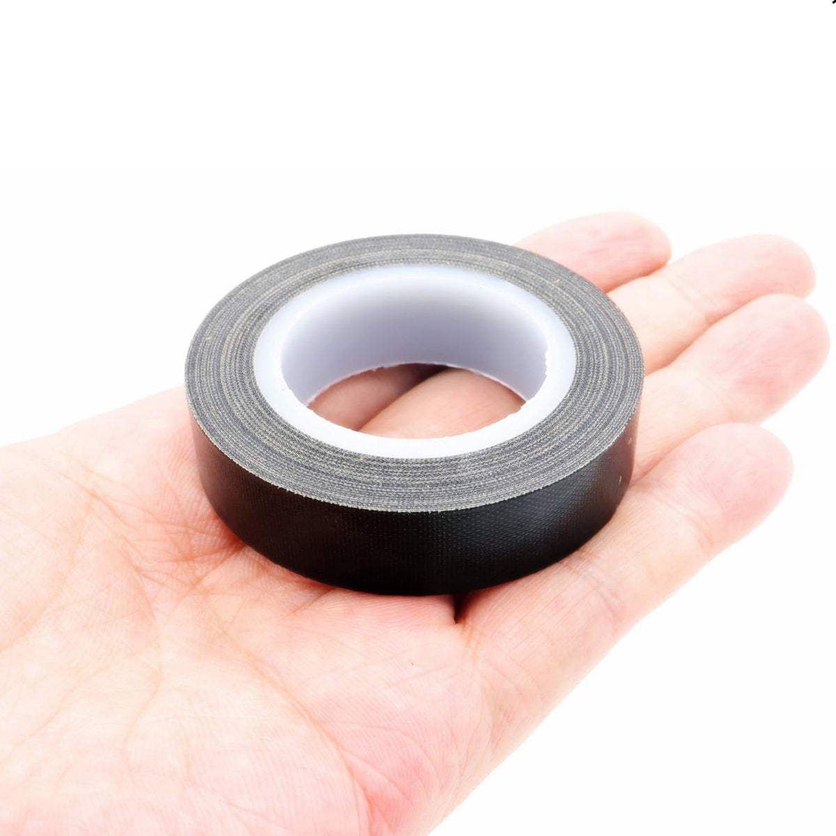 1Roll Heat Resistant Tape, High Temperature Heat Transfer Tape, PTFE Tape,Film Adhesive Tape, 13mm / 1/2" Width, 10m / 33ft Length, Black 0.5" / 1.3cm Width