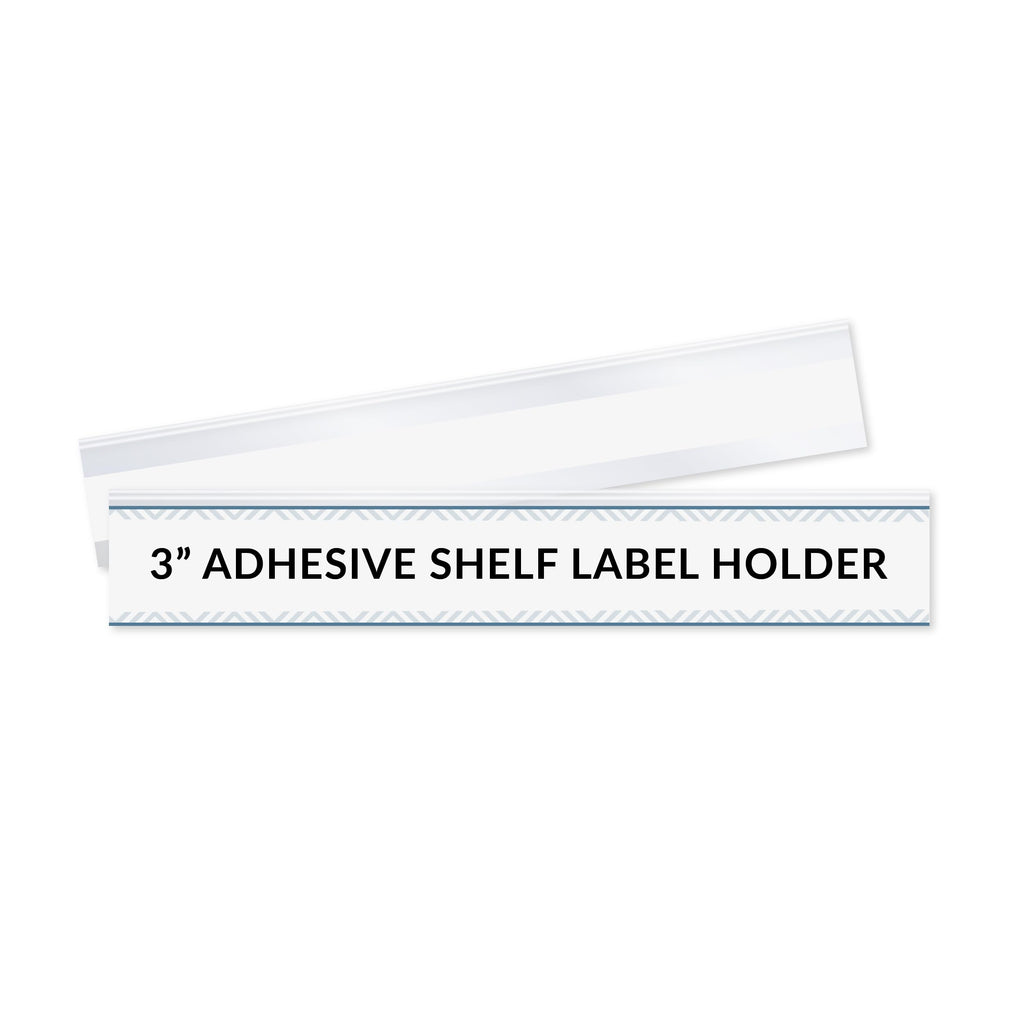 C-Line Self-Adhesive Label Holders, 1/2 x 3, Clear, 50 Pack (87607) 1/2 x 3-Inch