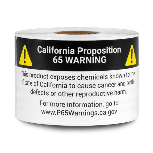 California Proposition 65 Warning Labels (4 x 2 inch / 300 Labels, 1 Roll) Prop 65 Warning Stickers Cancer and Reproductive Harm Chemicals Notice - P65 Health Alert Sign