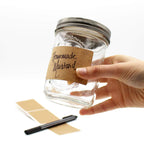 ChromaLabel 2x3 inch all-purpose kraft rectangle labels in dispenser box, 250 labels for organizing and labeling.