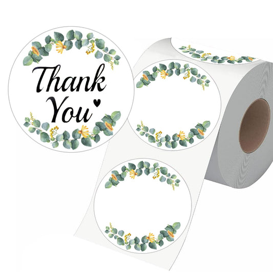 Thermal Sticker Labels,2 Inch Self-Adhesive Round Direct Thermal Labels,Thermal Printer Label,Multi-Purpose Roll Thermal Stickers for Business,Address,Name/Price Tag,500 Pcs