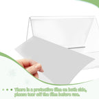10 PCS Acrylic Table Tent Sign with 20 PCS Cards Coffee and Tea Beverage Table Display Tent Beverage Sign Set for Party Buffet Restaurant Banquet Wedding Indoor Outdoor 3.54 x 2.36''