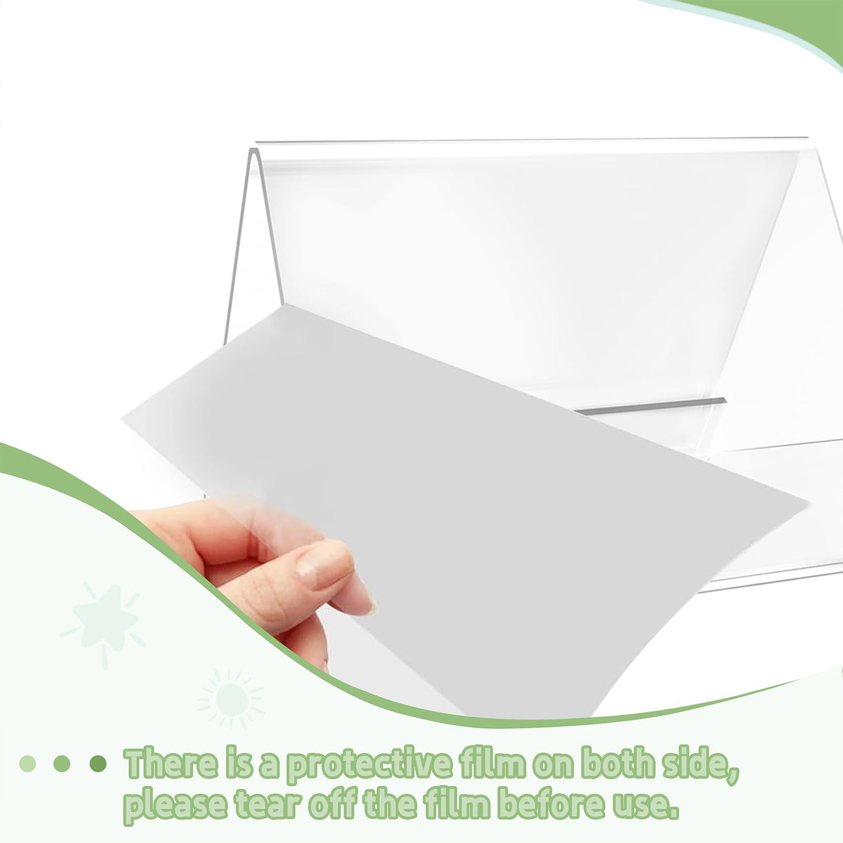 10 PCS Acrylic Table Tent Sign with 20 PCS Cards Coffee and Tea Beverage Table Display Tent Beverage Sign Set for Party Buffet Restaurant Banquet Wedding Indoor Outdoor 3.54 x 2.36''