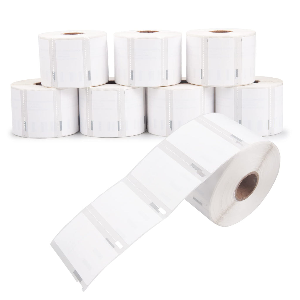 L Liked 8 Rolls Compatible with Dymo 30334 2-1/4" x 1-1/4" (57mm x 32mm) Multipurpose Direct Thermal Labels and 2 Rolls of 4" x 6" Direct Thermal Shipping Labels with 250 Labels/Roll