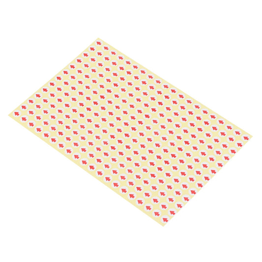 PATIKIL Small Arrow Stickers 0.3" Dia, Self Adhesive Round Product Inspection Defects Indicator Industrial Work, Red 1