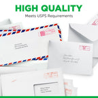 NuPost Postage Meter Labels Replacement for Pitney Bowes 798-0 | Red