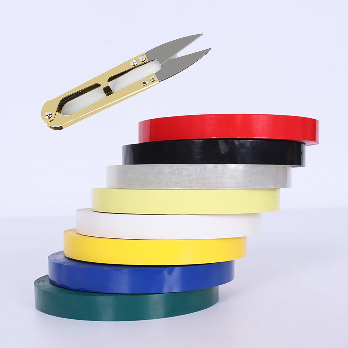 8 Rolls 0.4 Inch Colorful Autoclave Tapes, 216 Feet Each, Dental & Instrument ID, Autoclavable Up to 270F Blue