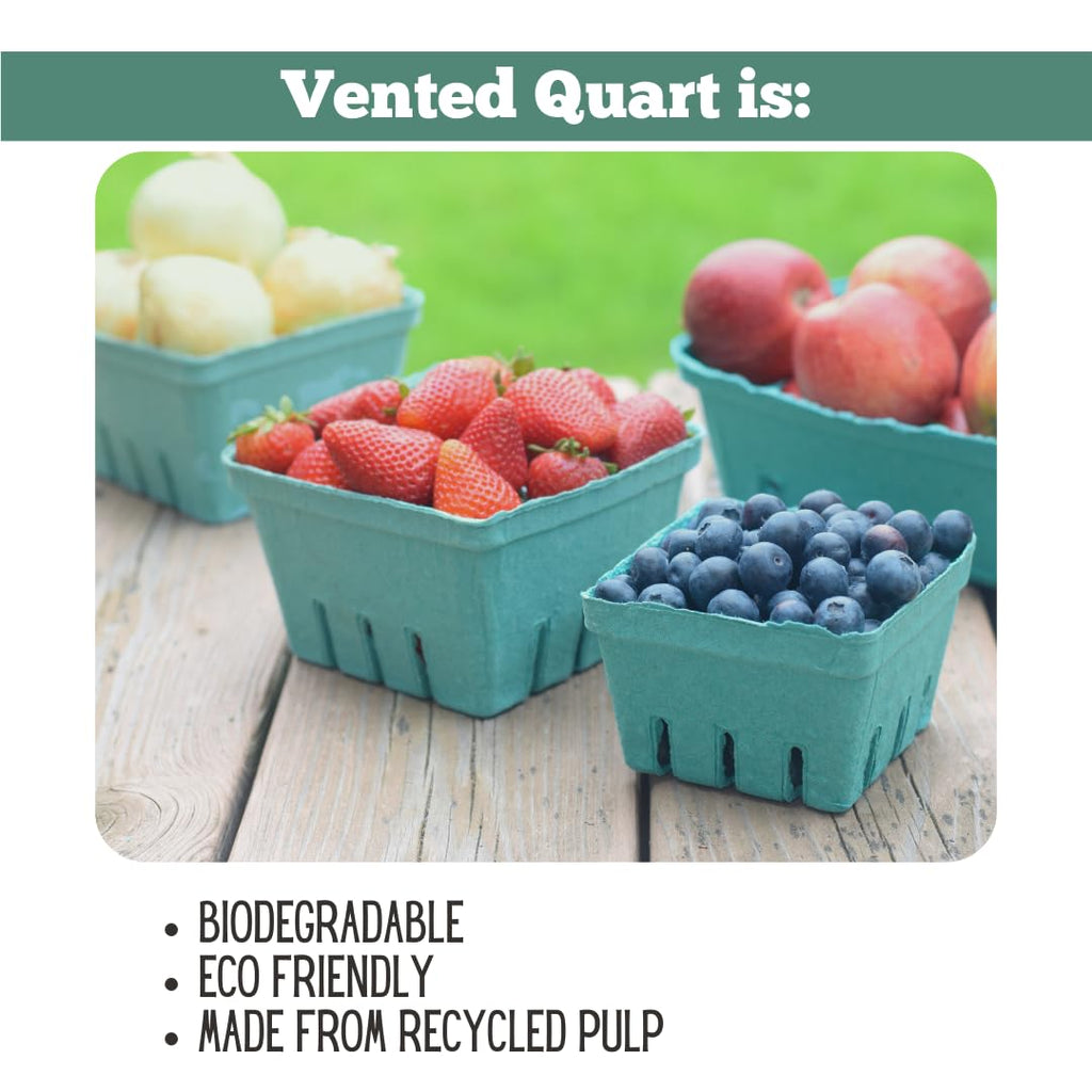 1 Quart Berry & Produce Baskets - 42 Pack
