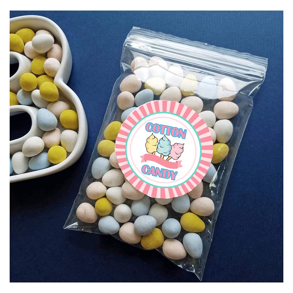 YOUOK Cotton Candy Restaurant Food Stickers,2INCH Package Stickers Adhere to Candy Package Freshness Labels for Cotton Candy Package.(210 PcsPack)