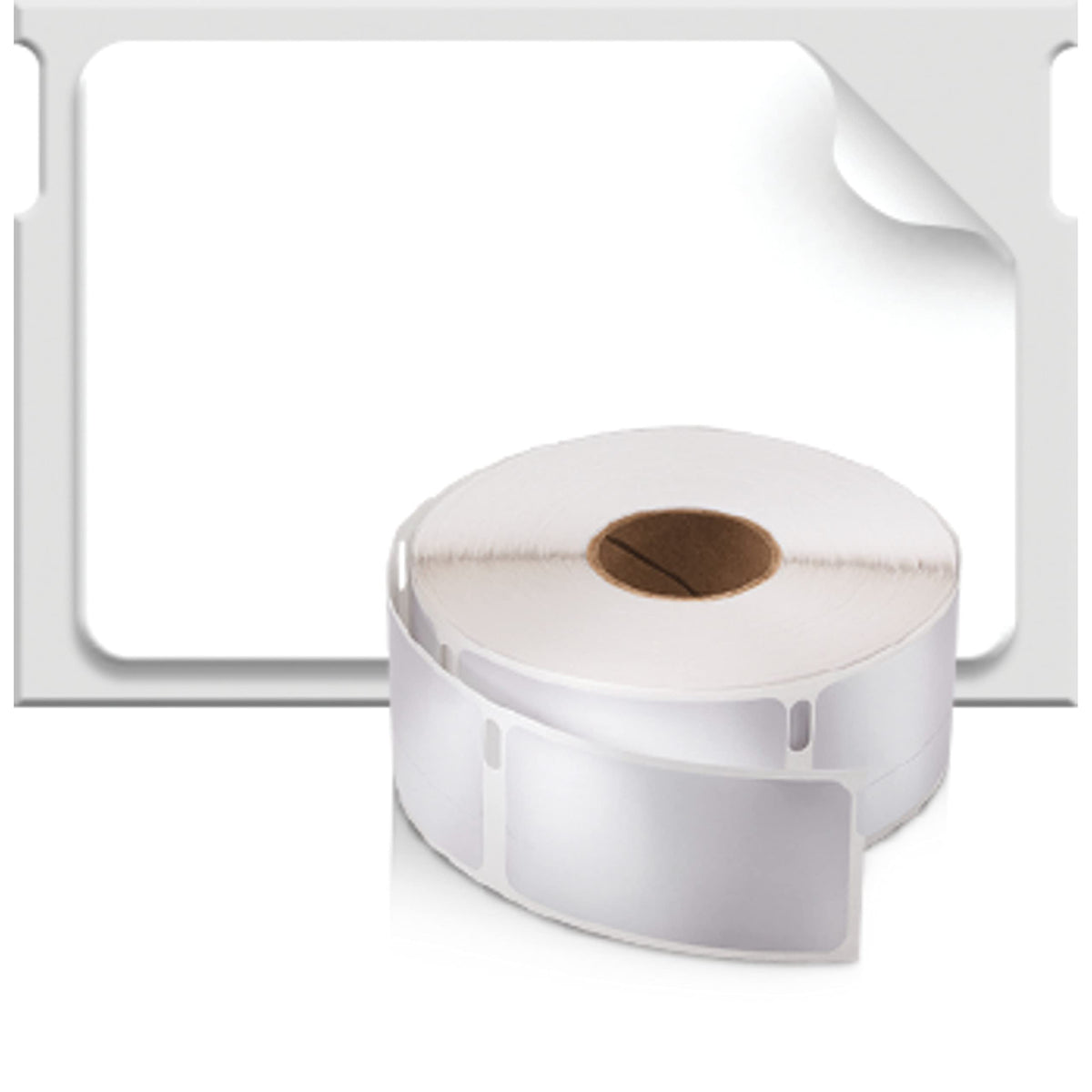 DYMO Authentic LW Library Book Spine Labels, for LabelWriter Printers, White, 1" x 1-1/2", 1 Roll of 750 750 Count