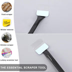 Mozeat Lens 9-piece carbon fiber paint scraper set for car detailing, includes non-scratch brushes for cleaning narrow gaps and removing stains.