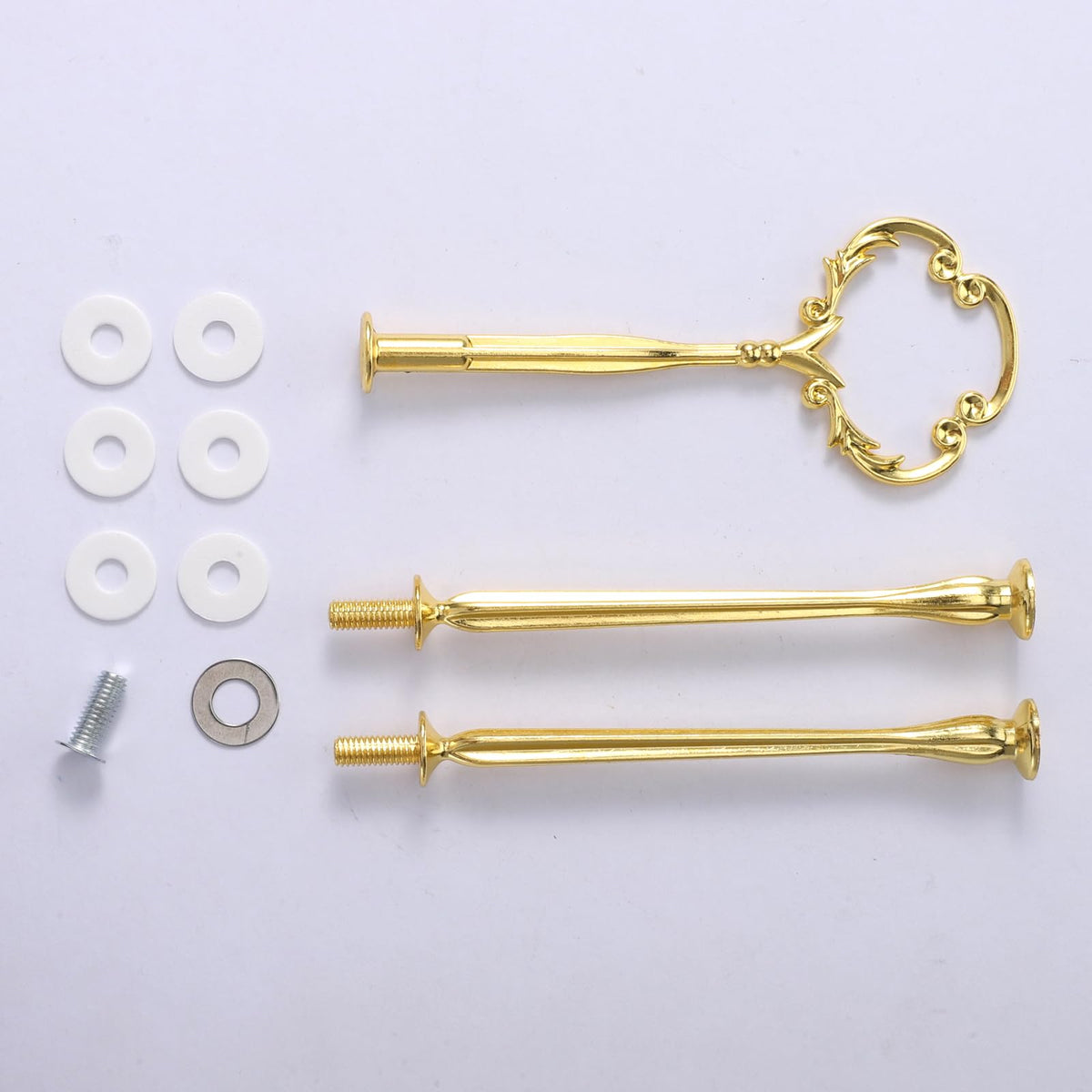 3 Tier Little Crown Tiered Tray Hardware Kit, Gold Cake Stand Hardware