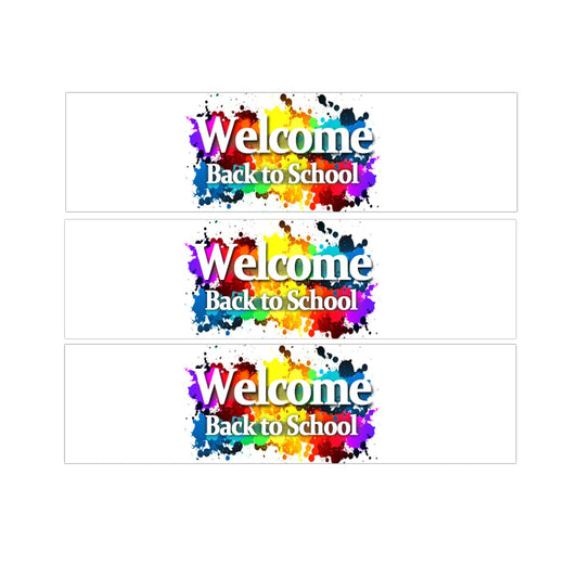 Welcome Back to School Water Bottle Labels Decoration Stickers for School Classroom