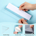 Jetec 15 Acrylic Wall Name Plate Holder Clear Door Plate with Adhesive Tape