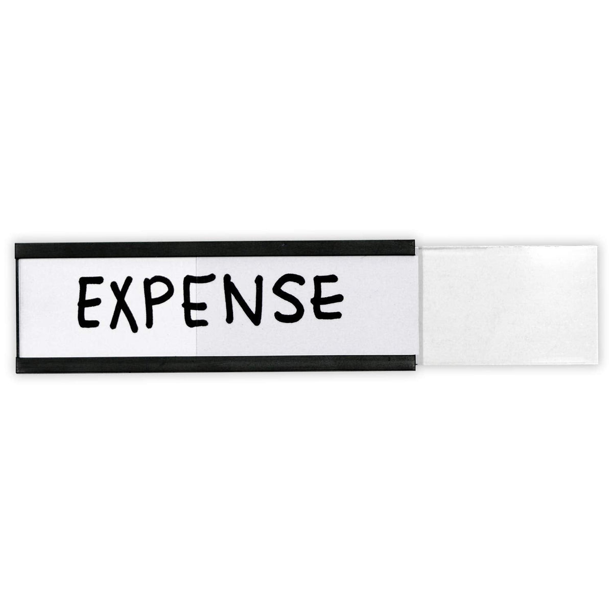SmartSign Pack of 25 Magnetic"C" Channel Label Holders | 1" x 3" 1" x 3"