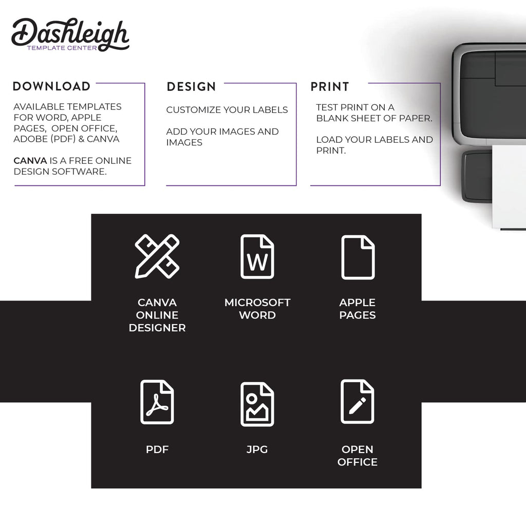 140 Labels for 1oz Jars, 1x5, White Waterproof for Inkjet 140 Labels White Vinyl Waterproof (Inkjet only)