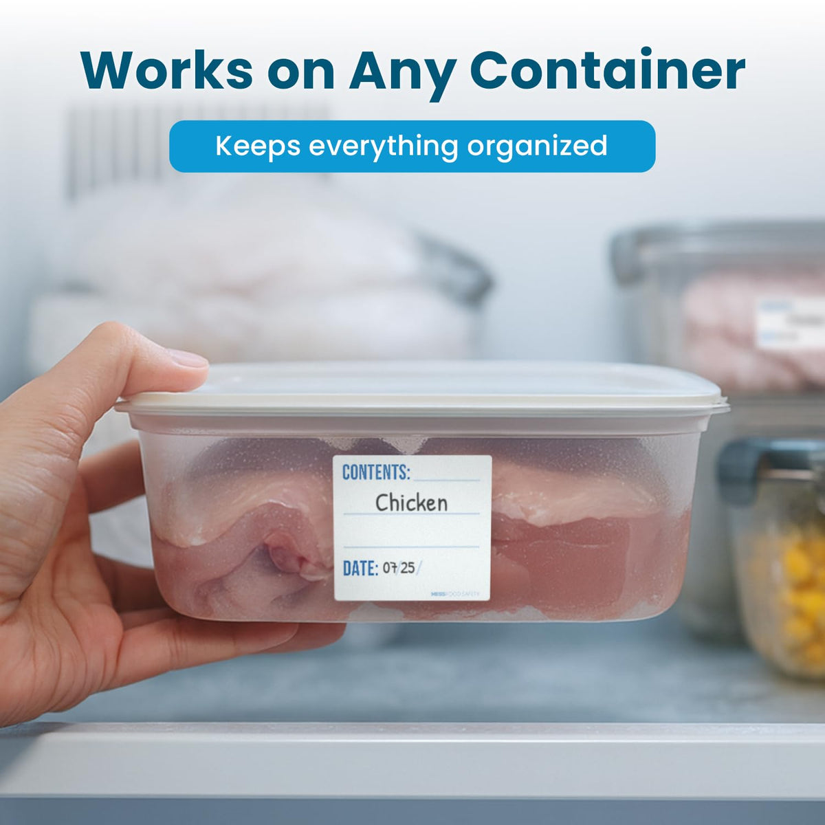 Kitchen Prep Bundle - 2x3 300/Roll - 2x2 200/Roll - Freezer Labels