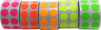 Fluorescent color coding dot stickers , 1/2 inch size, with 5,000 labels for organizing and labeling.