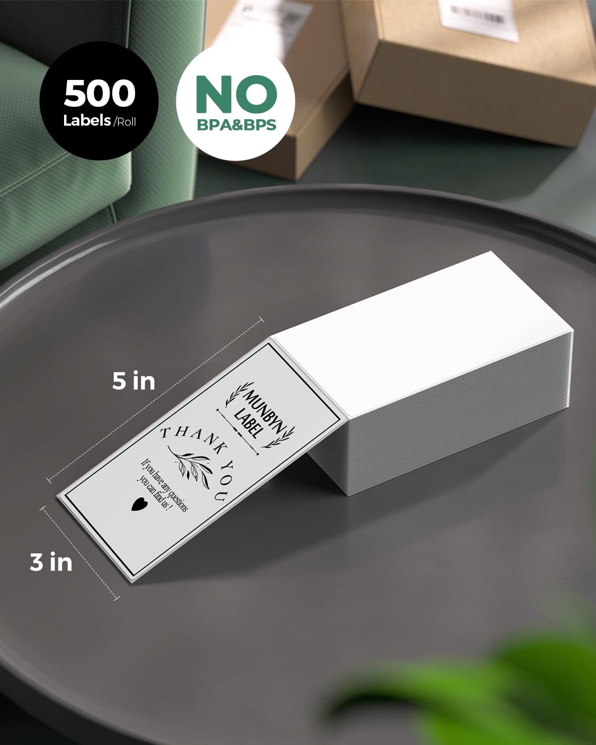 3x5 Inch Thermal Shipping Label+Shipping Scale, Accurate 66lb/0.1oz Postal Scale