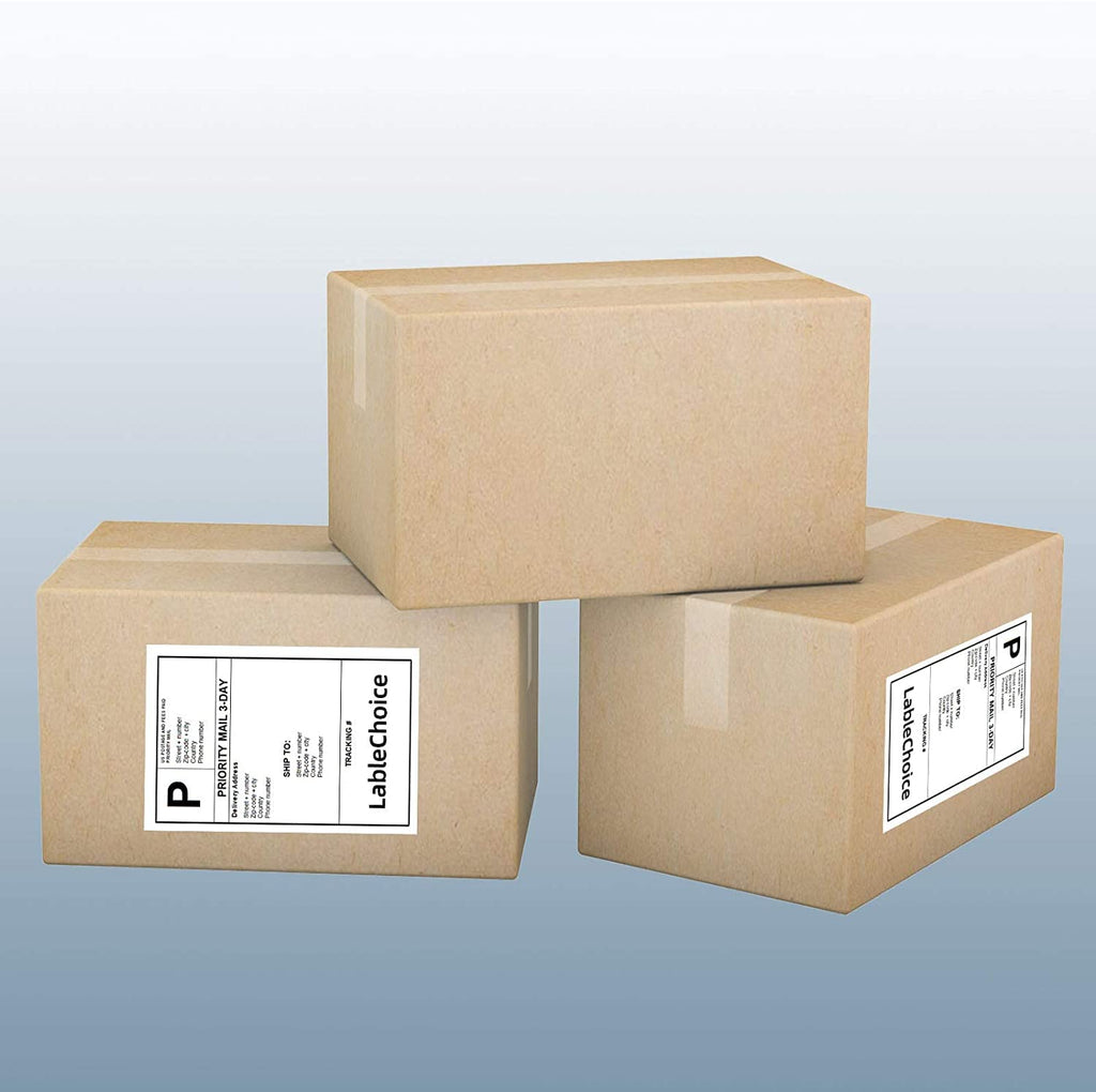 Full Sheet Shipping Labels 8.5 x 11 for Laser & Inkjet Printers, 100 Sheets 100 Labels Self Adhesive Full Sheet 8 1/2x11 Labels, Mailing Label Sheets for Printer, Full Page Shipping Labels 8.5"x11"-100 Labels