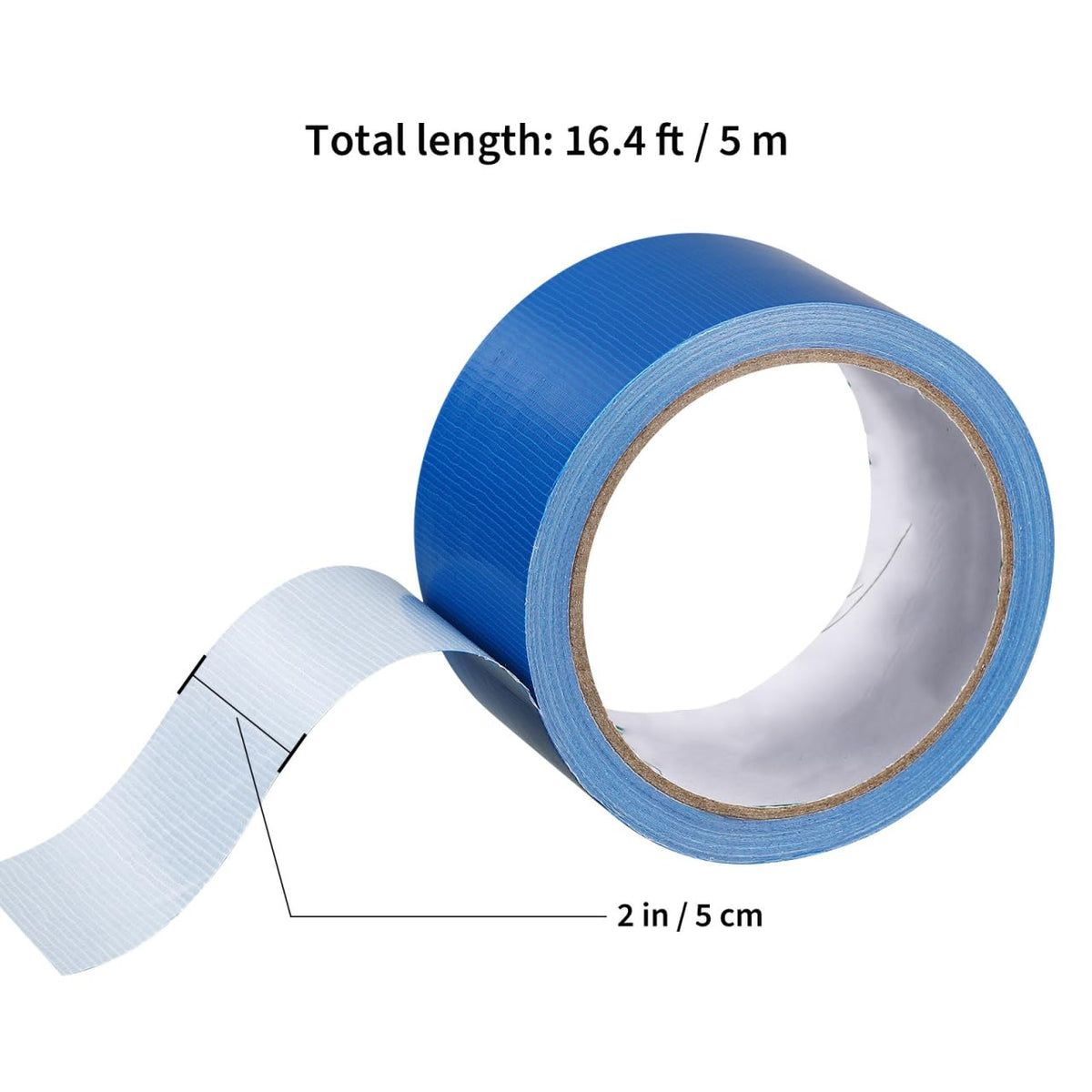 Healifty Single Sided Carpet Joining Tape Waterproof Strong Adhesive Cloth Duct Tape DIY Cloth Stage Carpet Floor Tape (Blue)