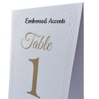 Wedding Table Numbers 1-20 with Head Table, 4" x 6" Table Numbers