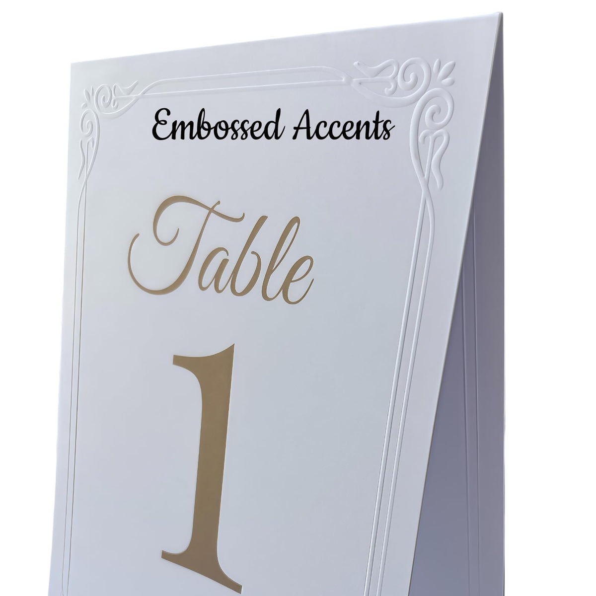 Wedding Table Numbers 1-20 with Head Table, 4" x 6" Table Numbers