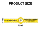 Tamper Proof Pure Honey Stickers 1×9 inch Tamper Evident Seals Labels Natural Honey Labels for Jars Bottle (250) 250