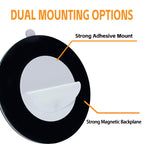 2 Pack Office Door Sign 6 Inch Rotating Privacy Sign 6 Status for Office Silver 2 Pack