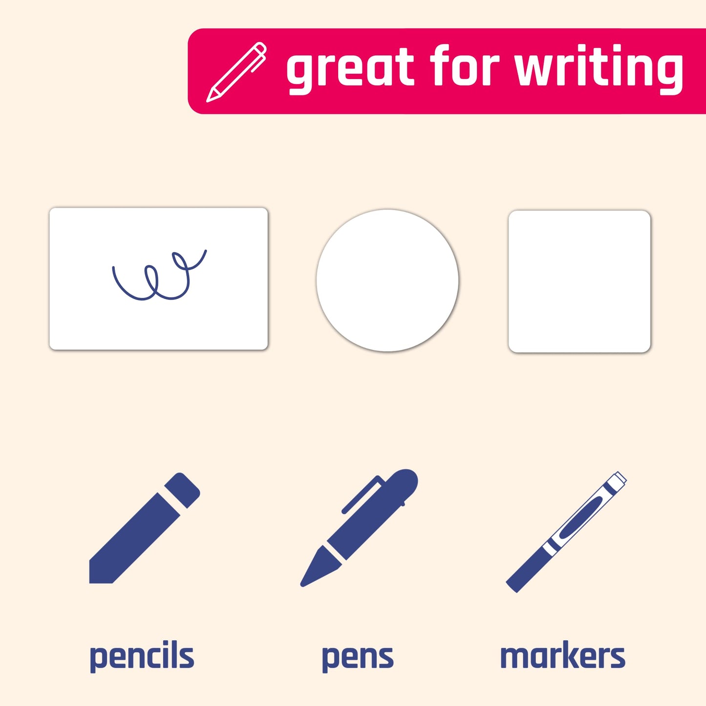 4000 Pieces, 3 Sizes - White Price Stickers, Small Pricing Tag Labels to Write On - 0.75 x 0.5 inch + 0.5 inch