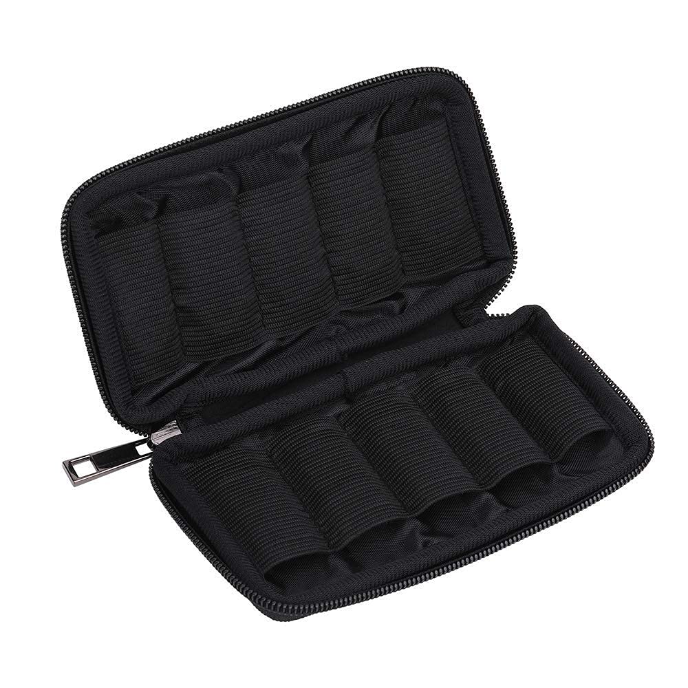 Vellgo USB flash drive case with soft material, 10-slot organizer for portable electronic accessories and USB memory sticks.