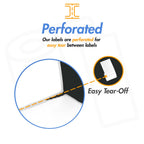 OfficeSmartLabels 2" x 1" Removable Direct Thermal Labels