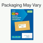 Redi-Tag 2" x 4" Shipping Labels, 1000 per Pack, White, Laser Printer Labels, Self-Adhesive, Permanent Stick, Smudge-Resistant, Perfect for Shipping, Mailing, and Warehouse Use Laser Labels 2" x 4" 1000 labels