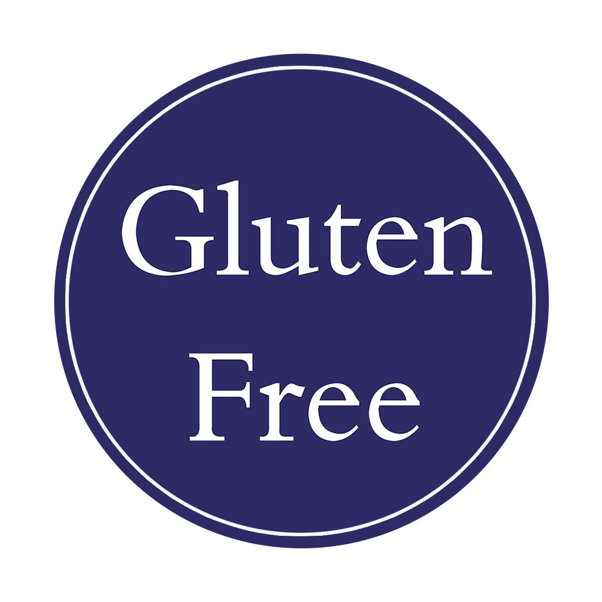 Gluten Free Labels, 1.25 Inch Gluten Free Food Rotation Labels - Round Circle Dots Adhesive Stickers 500 Pcs