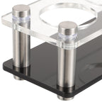 Toyvian Acrylic Shot Glass Holder Tray, 6 Slots Heavy Duty Shot Glasses Server Rack Carrier for Bar Home Gathering Party Festival Nightclub
