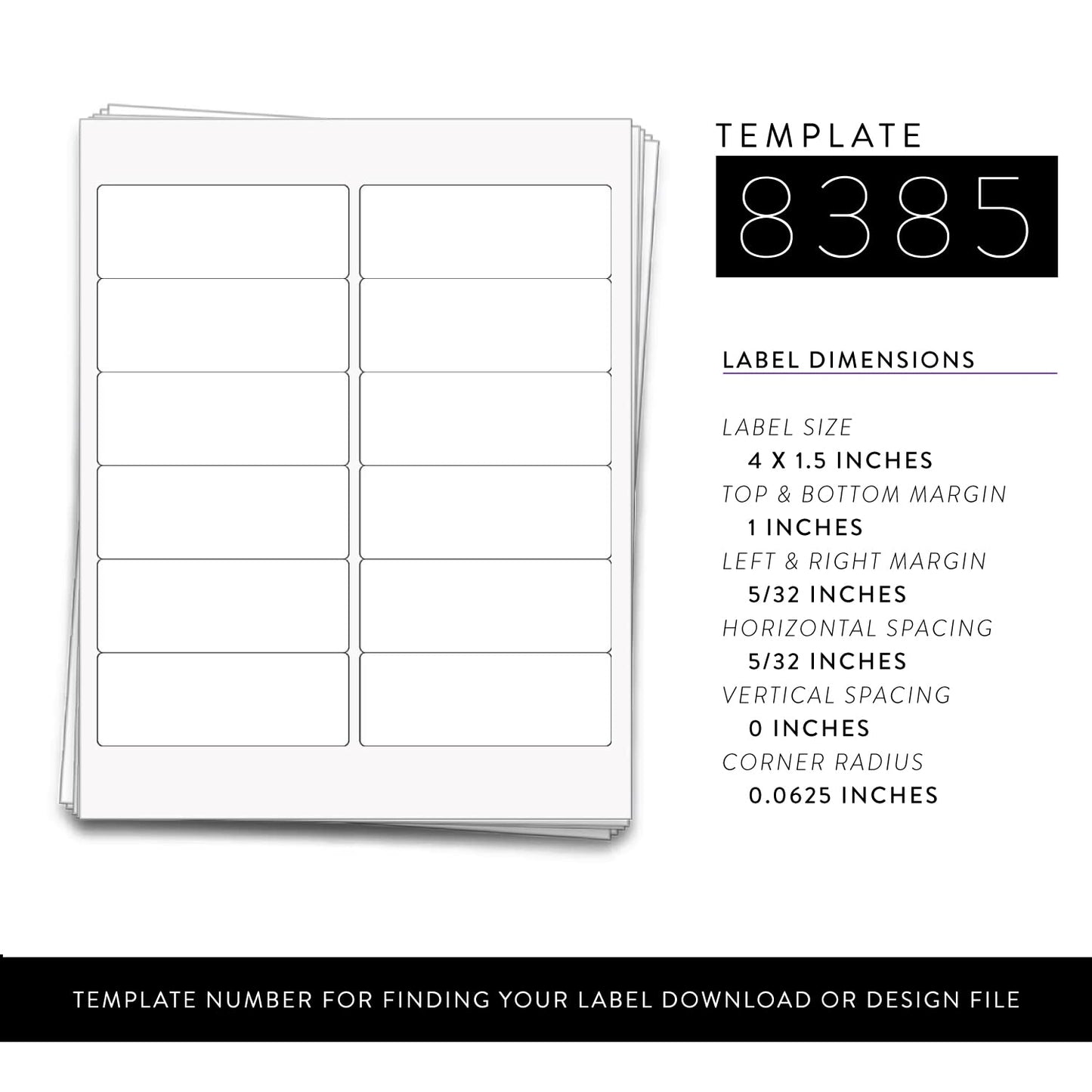 120 Printable Small Bottle Labels for 2 oz. and 4 oz. Bottles, 4 x 1.5 inches 120 Labels White Vinyl Waterproof (Inkjet only)