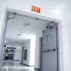 iSYFIX Exit Glow in the Dark Sign, 10x7 Inch, 12 Pack 12 Pk 10x7 Plastic