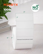 2x1 Inch Thermal Labels+2" Circle Holographic Thermal Label Stickers