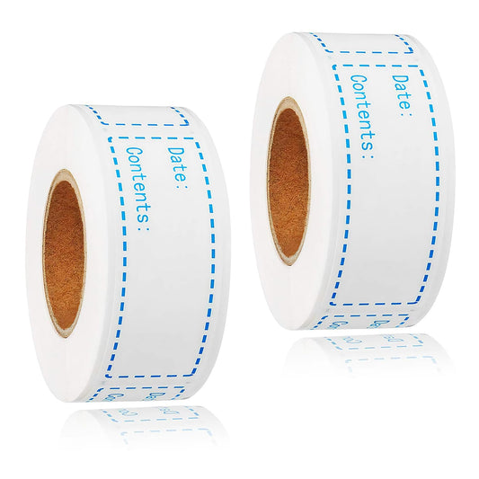 Removable Food Storage Labels for Home and Restaurant Use, Refrigerator Storage Labels Food Storage Stickers Large Bottle Label Easy Clean Leaves No Residue