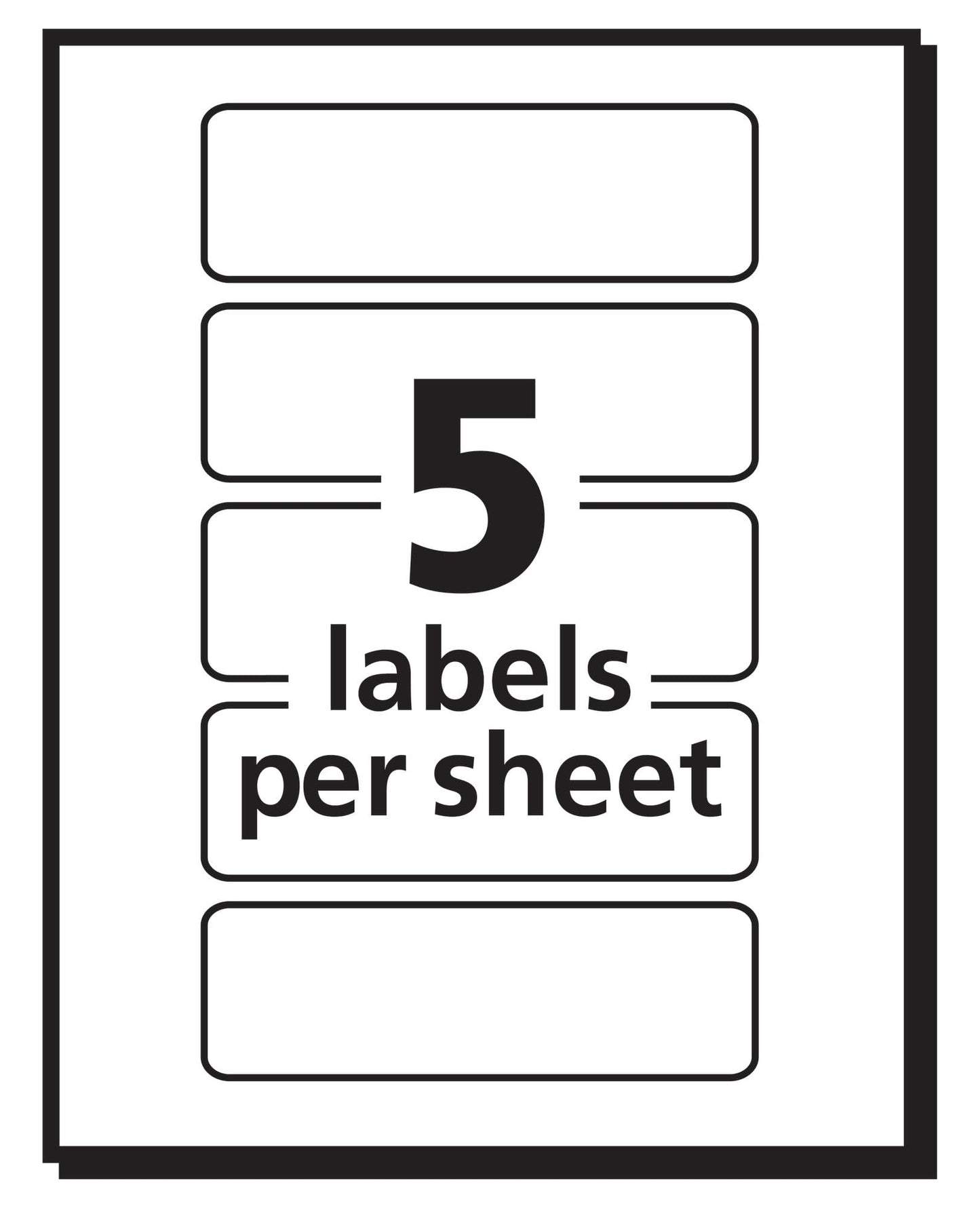 Avery Removable Print or Write Color Coding Labels, 1 x 3 Inches, 200 Labels (5481)