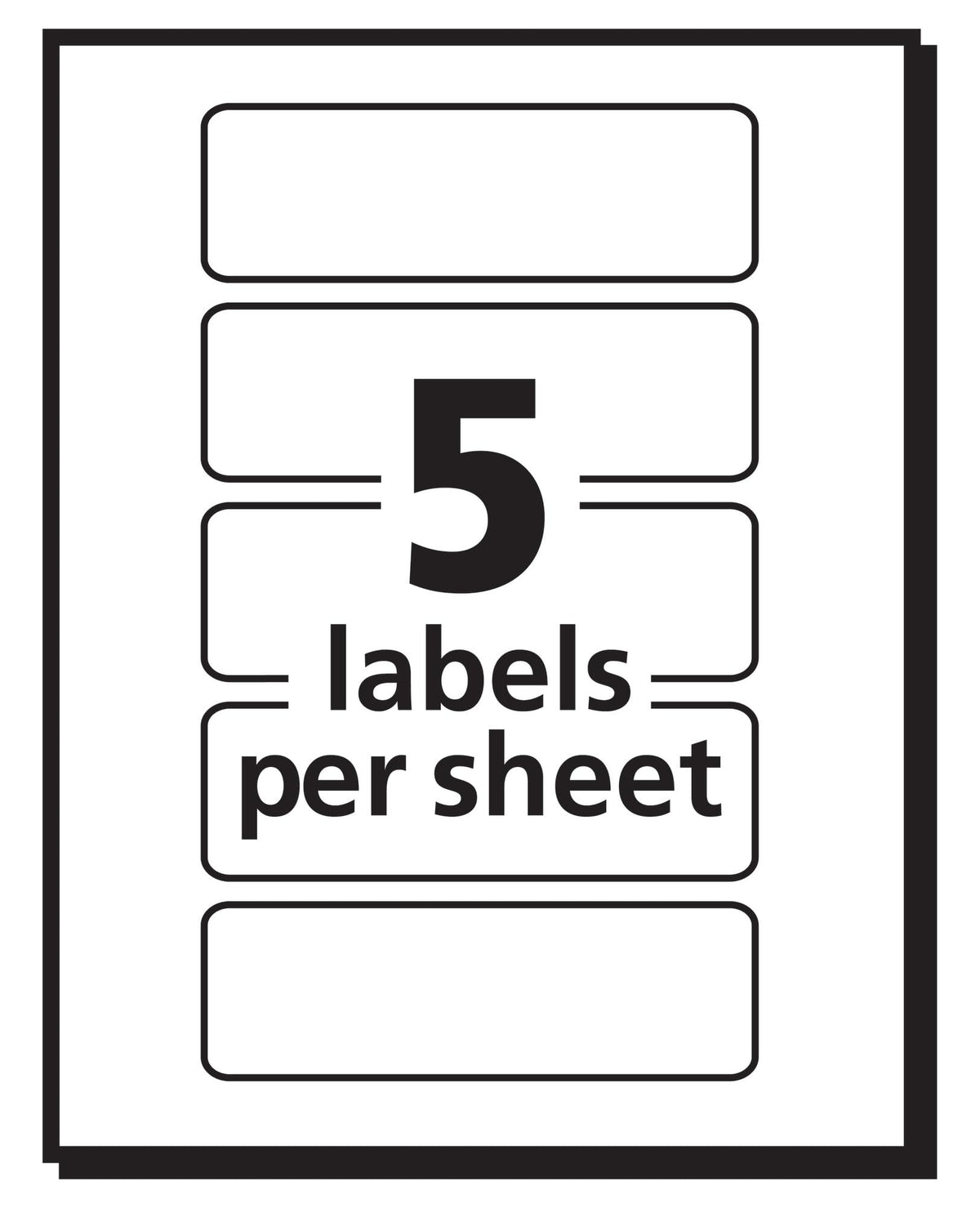 Avery® Removable Print or Write Color Coding Labels, 1 x 3 Inches, 200 Labels (5481)