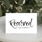 Wedding & Party Reserved Signs - 10 Pack, 4 x 6 Inches