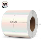 Gradient Thermal Labels 2 × 3 Inch Waterproof Red Stickers 500 PCS Gradient Red