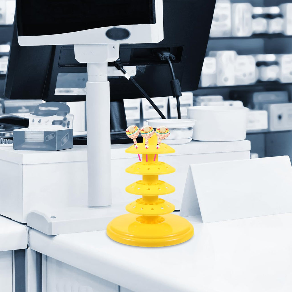 PRETYZOOM Cake Pop Stand Lollipop Display Tree Stand 4 Layer