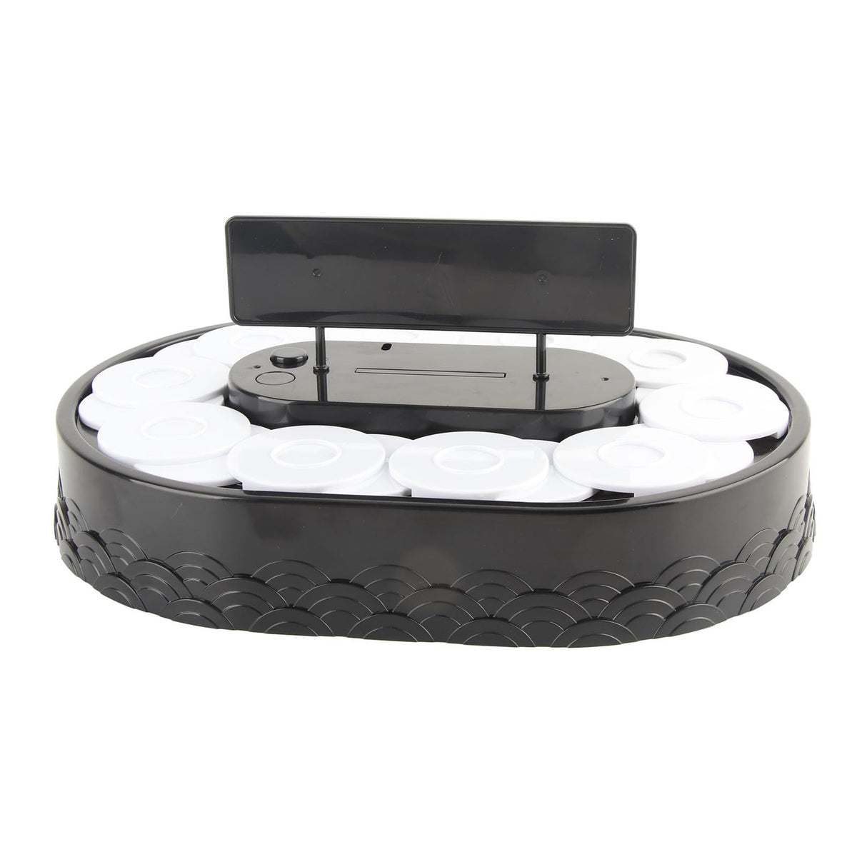 Rotary Sushi Machine, Automatic Rotating Table Display Stand Swing Tray Turntable for Sushi Dessert Cupcake (Sushi)