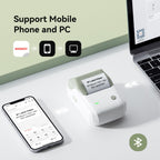 NIIMBOT B1 Label Maker Machine with Tape for Home and School, Green White Printer+Tape