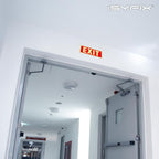 iSYFIX Exit Glow in the Dark Sign, 12x4 Inch, 12 Pack 12 Pk 12x4 Plastic Glow