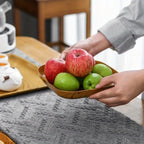 6PCS Wood-grain pattern multi-functional bone-serving dish